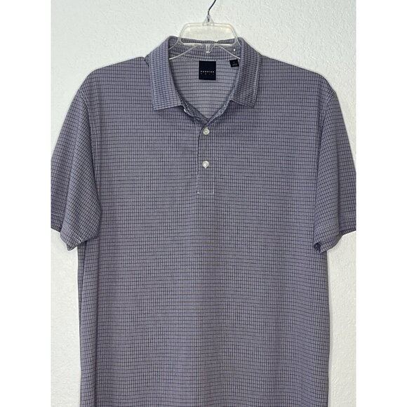 Dunning Golf Shirt Polo Sz L 100% Polyester Long (34”) Easy Care - Picture 1 of 7